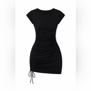 Indie Side Ruched Dress LA Made